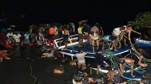 tiruvanantpuram, Boat capsizes off, Tuval beach 