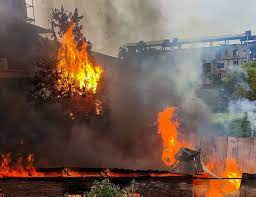 imphal, Violence Manipur, torched several houses