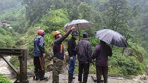 guptkashi, Heavy landslide ,Gaurikund 
