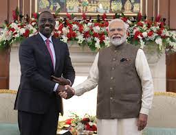new delhi, Five agreements signed , India and Kenya