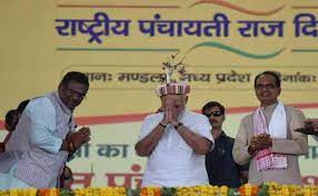 new delhi, Panchayati Raj system, dream of Gram Swaraj, PM