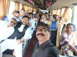 झारखंड के 41 विधायक रायपुर  के लिए रवाना 