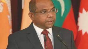 मालदीव के विदेश मंत्री का भारत को धन्यवाद् 