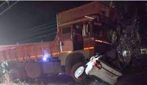 raipur, Four killed , truck-car collision