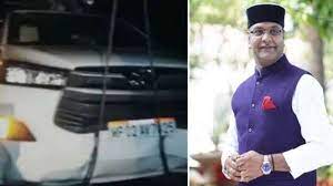 sagar, Medical Education Minister, car accident