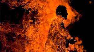 jagdalpur,Rural couple burnt , farm fire