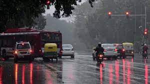 new delhi, Weather changed, light rain