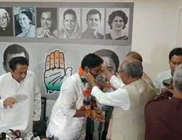 bhopal, Former BJP MLA ,Deshraj Singh, son joined Congress