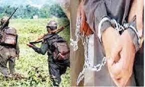 sukma, Naxalite arrested,explosive material