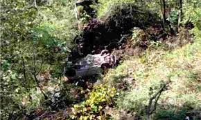 bilaspur, Car fell ,near Swarghat