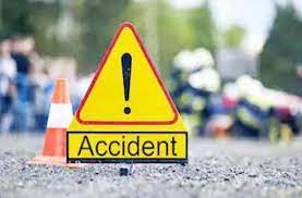 raigarh, Husband and wife died , road accident
