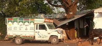 anuppur, uncontrollable pickup , one died