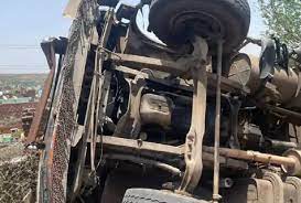 gwalior, Uncontrollable truck ,innocent died