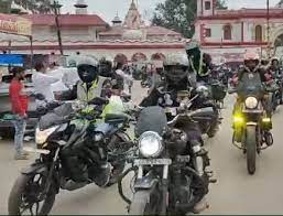 jagdalpur, 75 bike riders ,Bastar