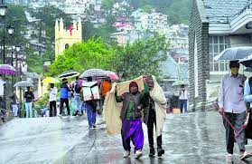 shimla. Heavy rains ,Himachal