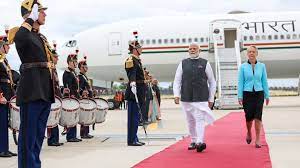 peris,Indian Prime Minister ,arrives in Paris