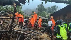 mumbai, massive landslide , Raigarh