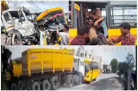 raigarh, Injured bus driver ,died 