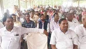 raipur, Workers angry ,Deputy Chief Minister