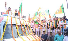 satna, BJP President ,flagged off Jan Ashirwad Yatra 