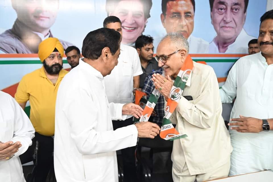 bhopal, Former MLA , joined Congress