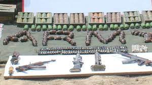 Manipur, Huge quantity of arms, ammunition recovered