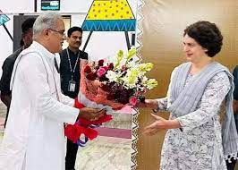 raipur, Priyanka Gandhi,CM Baghel