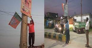 raipur,five lakh banners, posters 