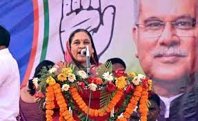 korba,  District Panchayat President , own husband