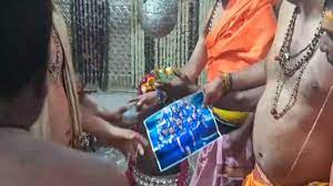 ujjain, Ritual in Mahakal temple ,Team India