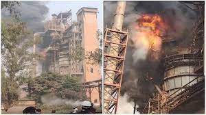 bhilai, Fire broke out, material department 