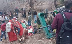 chattarpur, Three died , tractor-trolley overturned