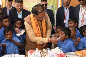 raipur, Chief Minister Sai ,celebrated his birthday 