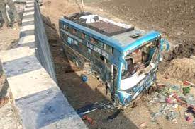 rajgarh, Passenger bus, two killed