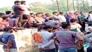 raipur, Cleaning workers , strike in protest 