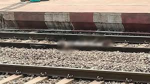 raipur, Young man , track dies 