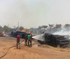 Raipur, Fire broke out, timber mill