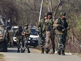 pulwama, Encounter ,security forces and terrorists