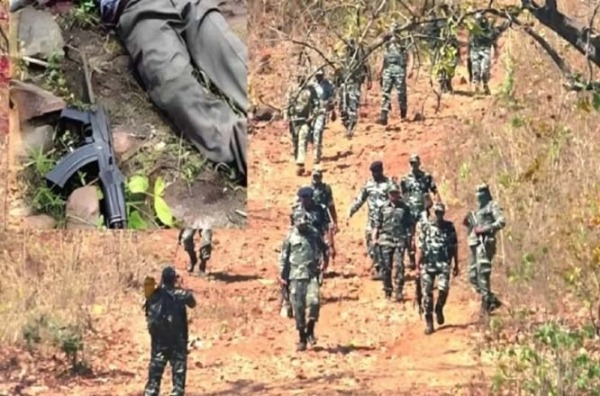 narayanpur,Bodies and weapons, one soldier sacrificed