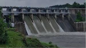 raigarh, Due to heavy rains,  Kelo Dam 