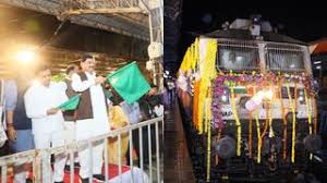 bhopal, New express train , flagged it off