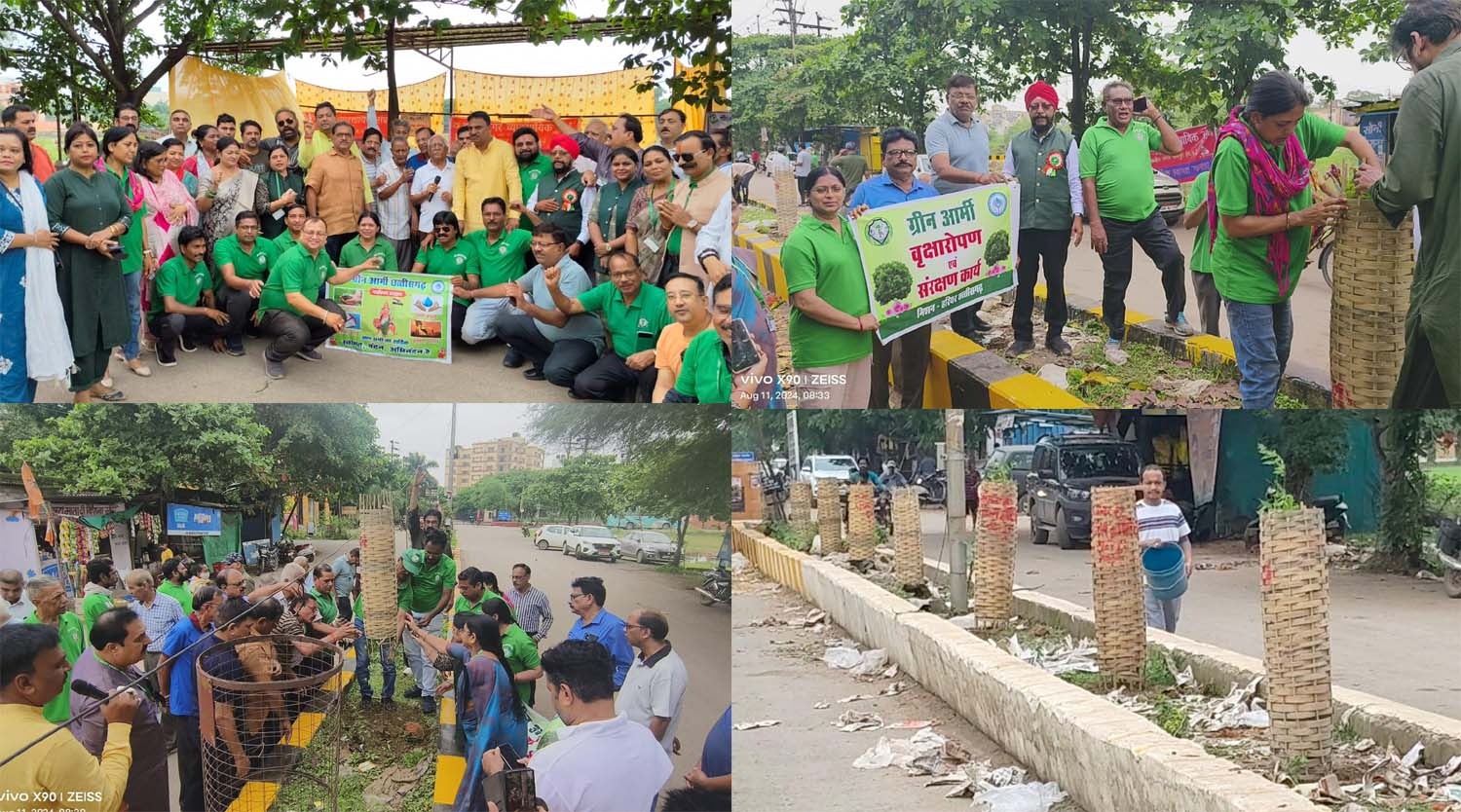 raipur, Green Army ,created Neem corridor 