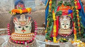 Mahakal decorated with mawa