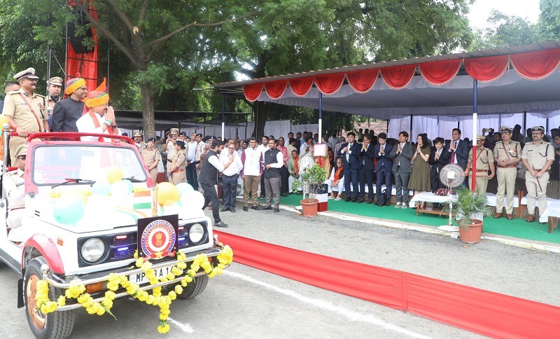 indore,  team from South Korea , Independence Day celebrations 