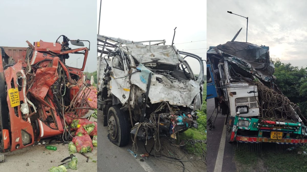 shajapur, Huge collision , two people died