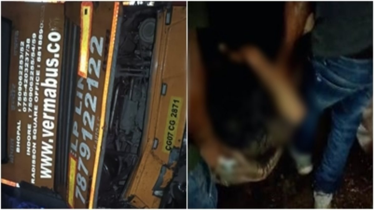 bhopal, Bus collides  , 5 passengers die