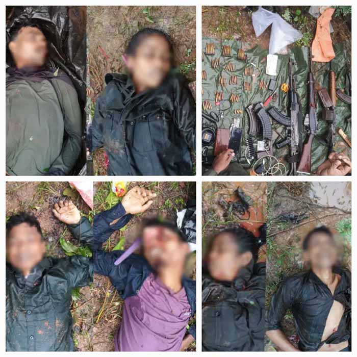 bijapur, Six Naxalites, killed in encounter