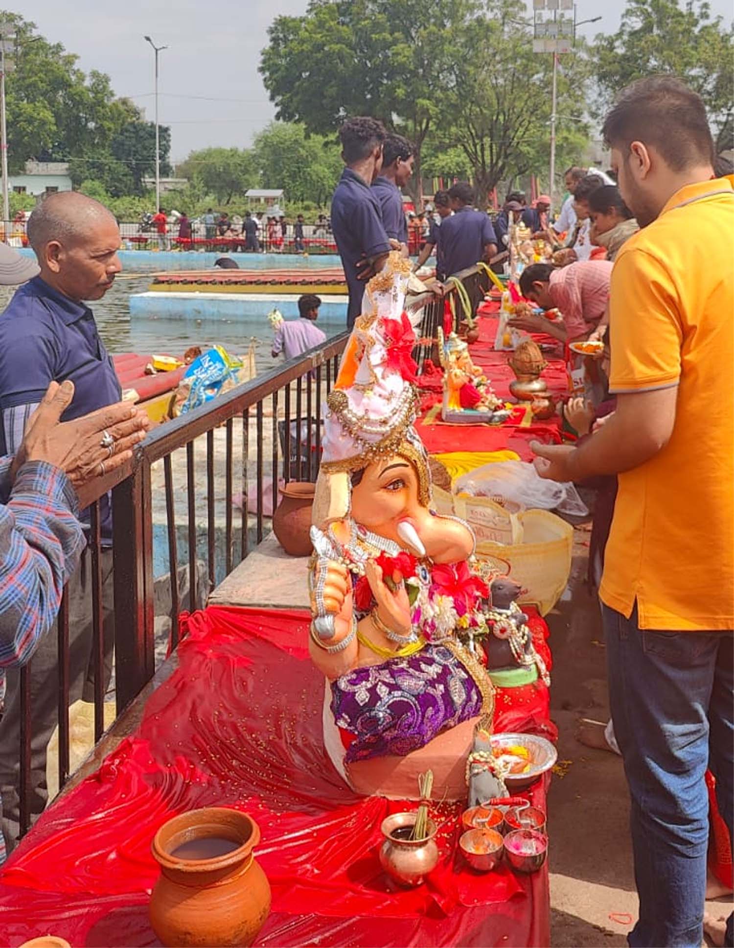 raipur,  Ganesh idol , Mahadev Ghat