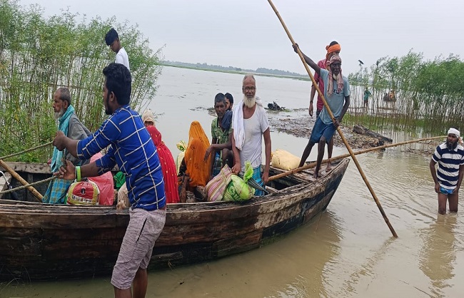 patna, Outcry due , flood in Bihar