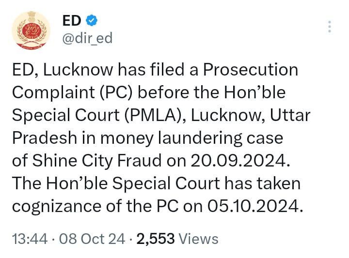 lucknow, ED , major action  